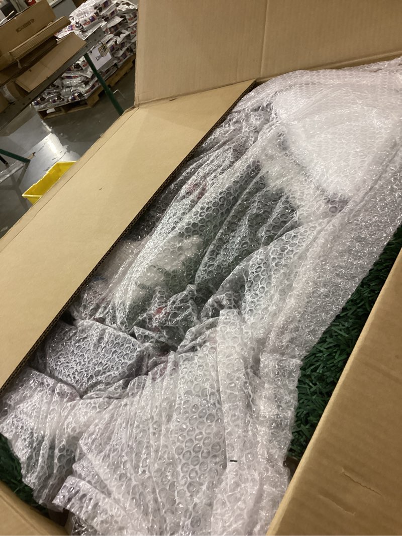 5.5FT Holiday Village Christmas Tree with 5 Display Tiers, Wooden DIY Christmas Village Display Stan