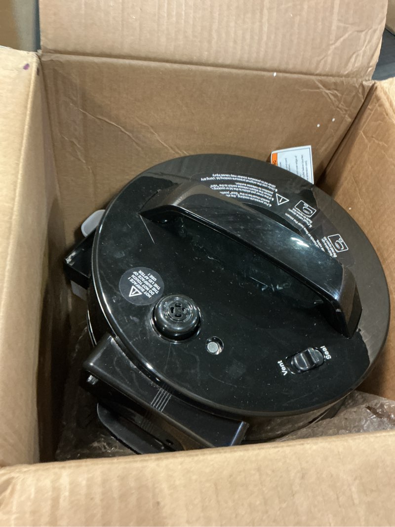 Condition photo showing Good Condition for simple deluxe electric pressure cooker, non-stick 12-in-1 & 6qt stainless steel multi cooker for slow cook, meat stew, cake, porridge, multigrain, dishwasher safe, silver silver 6 quarts
