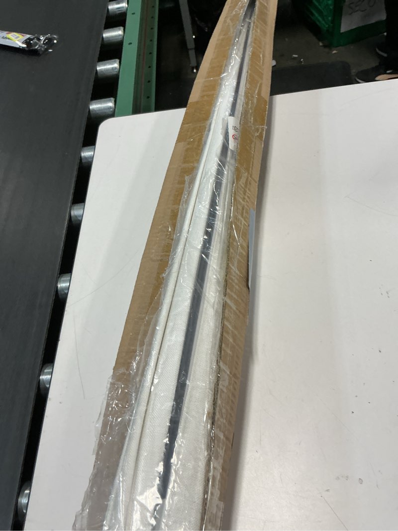 Condition photo showing Good Condition for LazBlinds No Drill Roman Shades for Windows, Cordless Blackout Window Shades with UV Protection, Polyester Fabric for Bedroom & Living Room, 34" W x 64" H, Natural Blackout - Faux Linen - Natural 34"W x 64"H