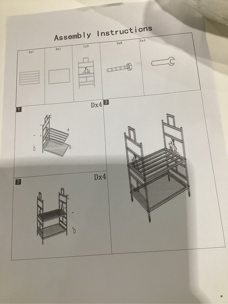 Condition photo showing Good Condition for (SIMILAR TO STOCK PHOTOS) INNO STAGE Firewood Log Rack, Iron Wood Lumber Storage Holder for Fireplace, Heavy Duty Log Storage Bin for Firepit Stove Accessories Indoor - Perfect Construction - No Any Screw to Install