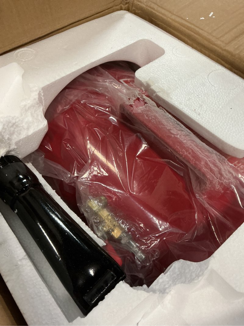 Condition photo showing Good Condition for 5 gallon air tire bead seater 110 psi blaster tool seating tire inflator with gauge by gesexi - car truck atv tire inflator tank,red 5 gallon-red