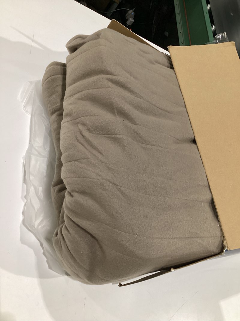 Condition photo showing As Is for (NOT TESTED) Heated Blanket Electric Blanket Full Size, 72\" x 84\" Heating Blanket with 6 Heating Levels & 1-10 Adjustable Hours Timer Settings, Electric Heated Blanket with Machine Washable for Full Body, Camel Camel FULL 72\" x 84\"
