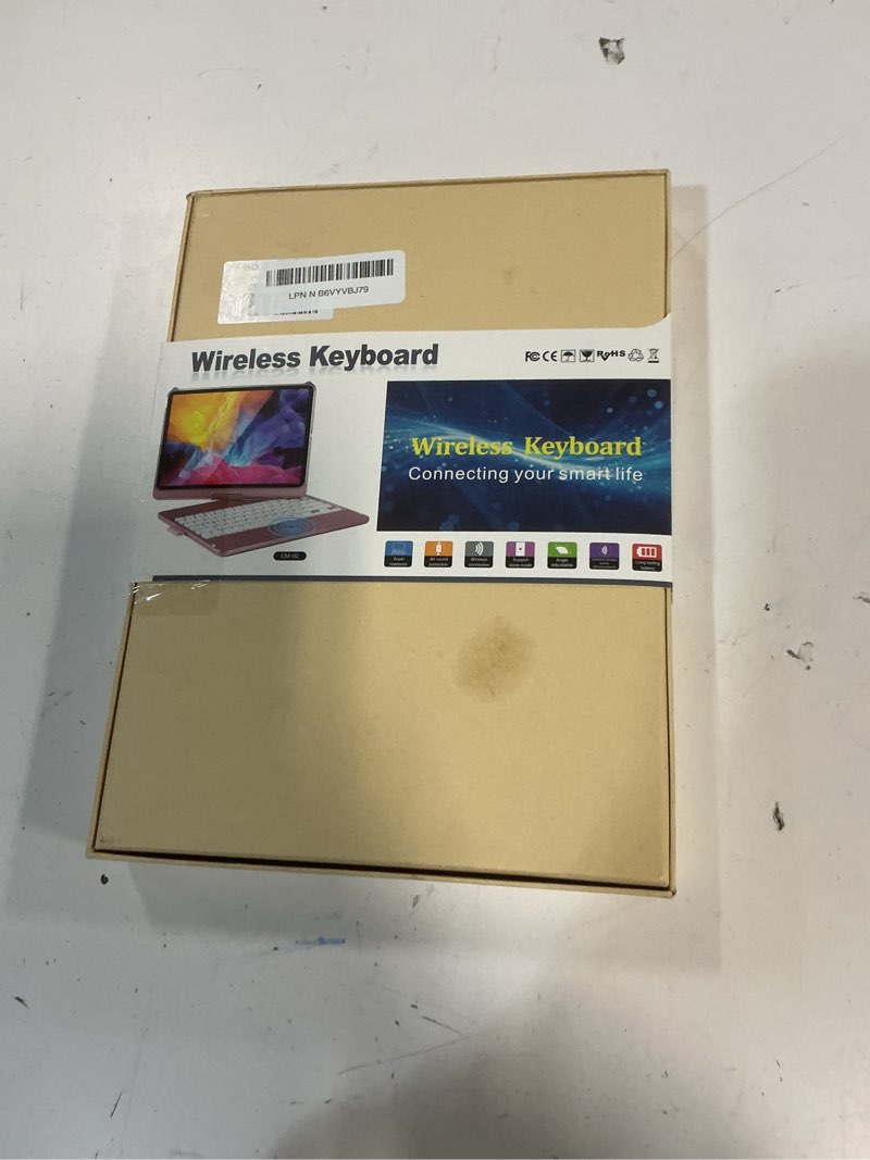 Condition photo showing New/Like New for tqq touch for ipad (a16) 11th generation case with keyboard (11", 2025) & 10th gen (10.9", 2022) - 360° rotatable, thin & light, multi-touch trackpad for ipad (a16) 11th/10th gen (gray)