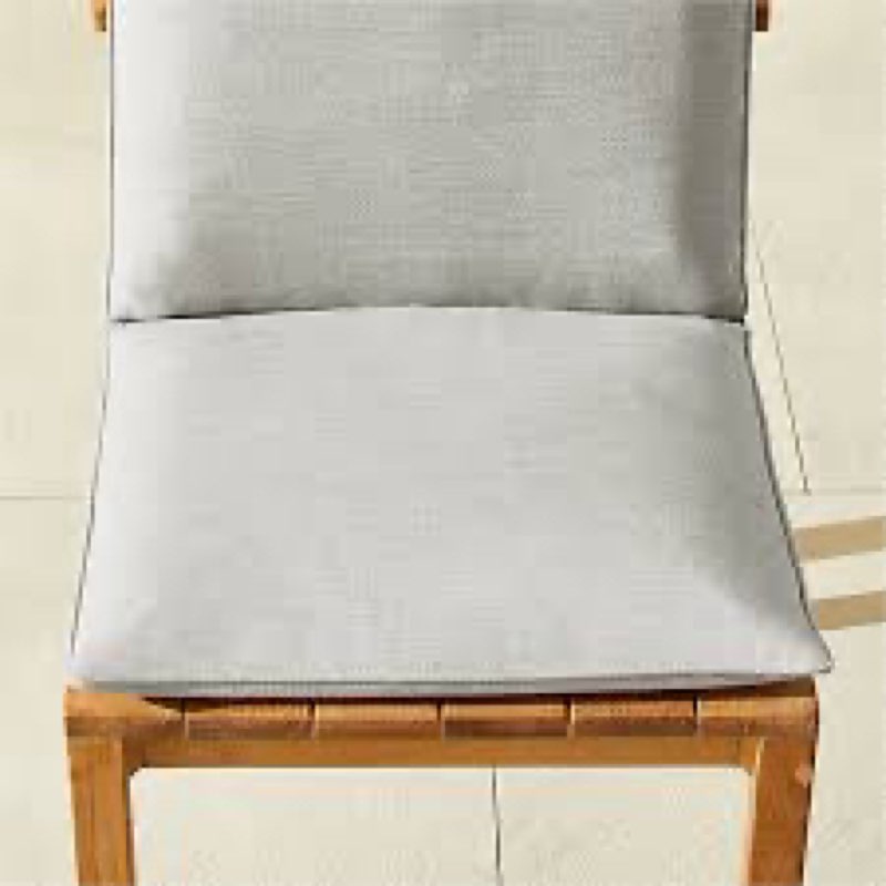 Grey patio cushions