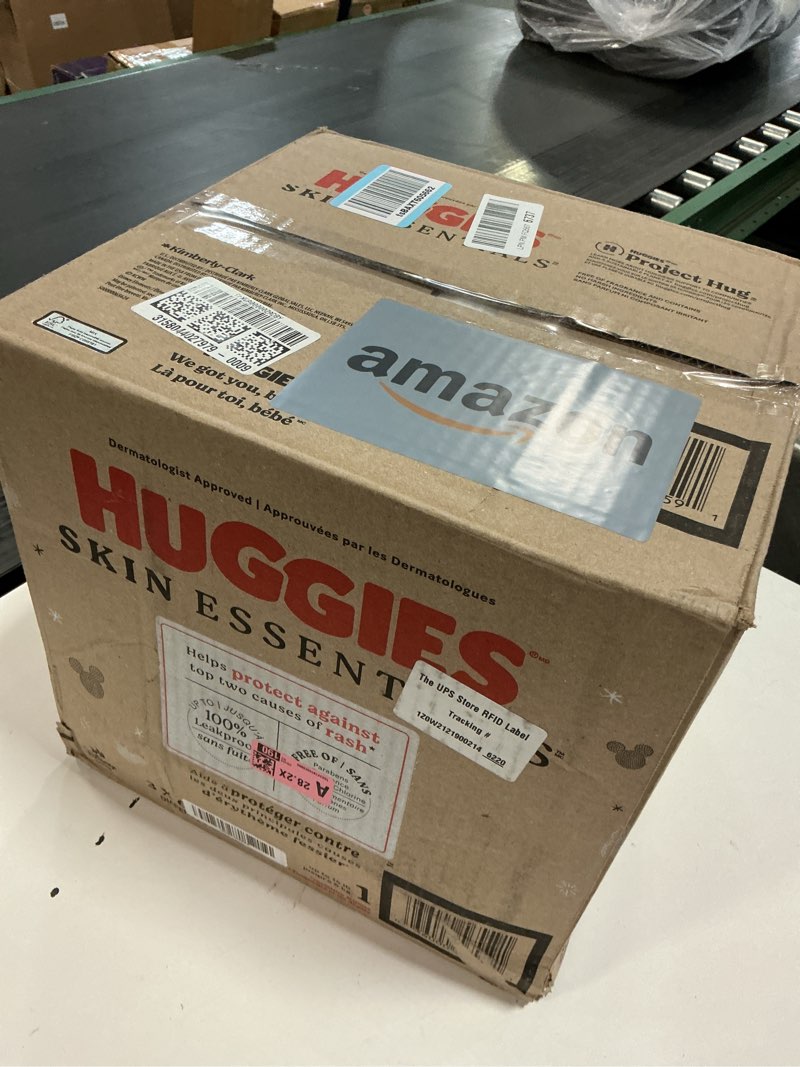 Condition photo showing New/Like New for Huggies Skin Essentials Disposable Diapers - Econ+ Pack - Size 1 - 204ct