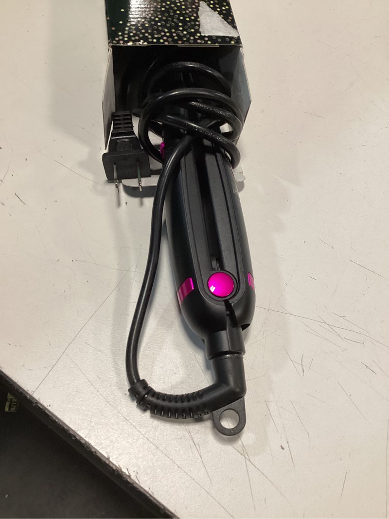 Condition photo showing Good Condition for Small Flat Irons for Short Hair, 5s Ultra Fast Heat Up Pencil Flat Iron, Negative Ions Mini Flat Iron for Edges, 3/10'' Travel Mini Hair Straightener with Digital Temp Control, Easy to Use Hot Pink