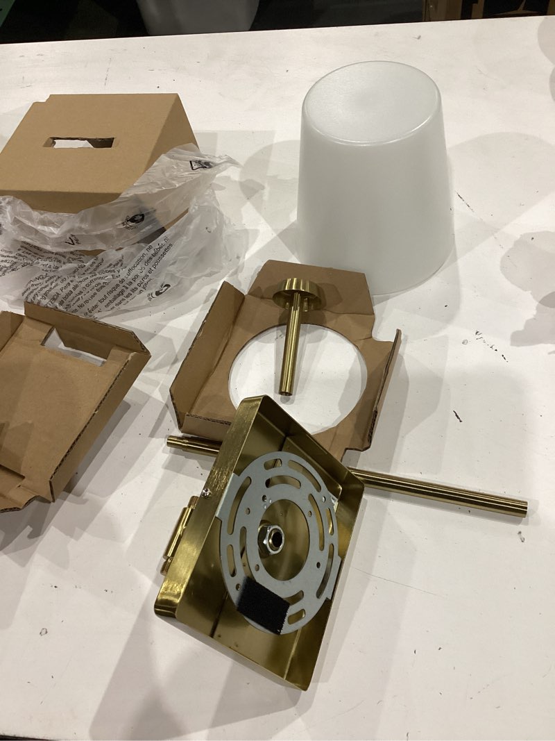 Energetic 5.42-in 1 Light Matte Gold Integrated LED Modern/contemporary Bathroom Vanity light