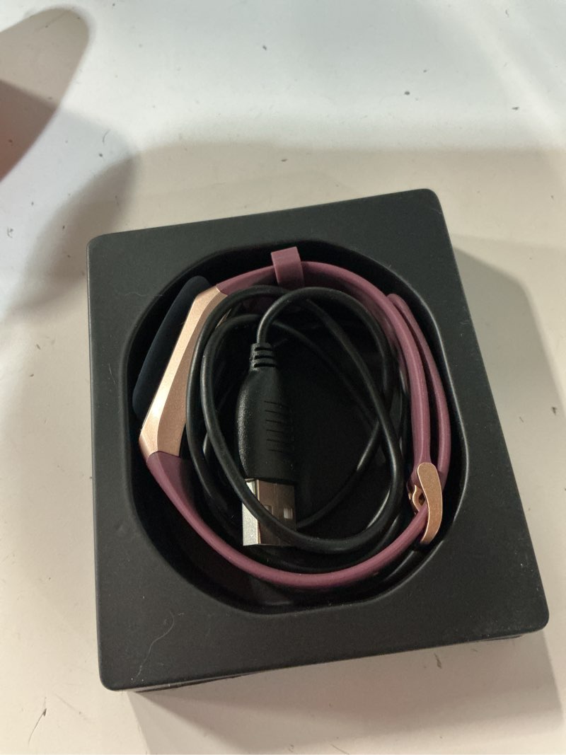Condition photo showing Good Condition for fitness tracker with step counter/calories/stopwatch, activity tracker, health tracker with heart rate monitor, sleep tracker,1.10''amoled touch color screen, pedometer watch for women men bordeaux