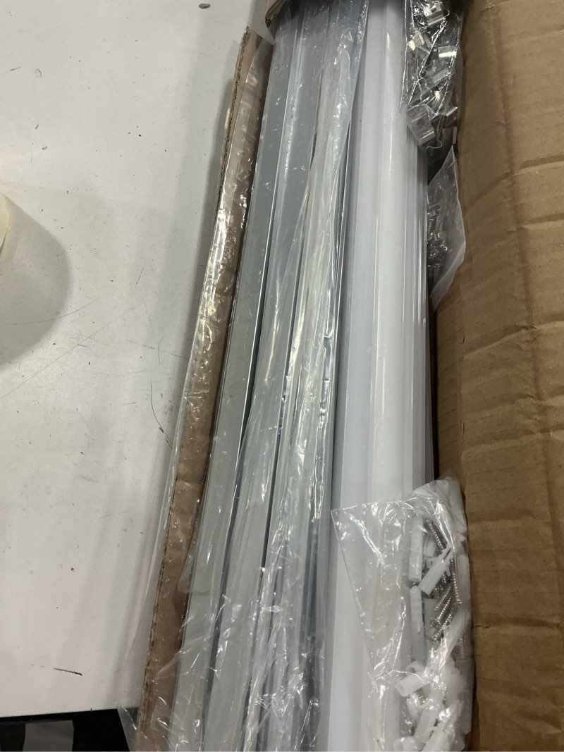 Condition photo showing Good Condition for hunhun 20-Pack 3.3ft/1Meter U Shape LED Aluminum Channel System with Milky Cover, End Caps and Mounting Clips, Aluminum Profile for LED Strip Light Installations, Very Easy Installation