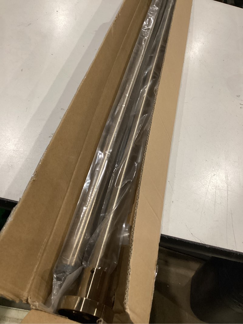 Condition photo showing Good Condition for artiwell heavy duty shower rod, adjustable shower curtain rod, expandable shower rod, 47-84 inch, permanent mount shower rod, never rust stainless steel window curtain and closet rod, champagne bronze