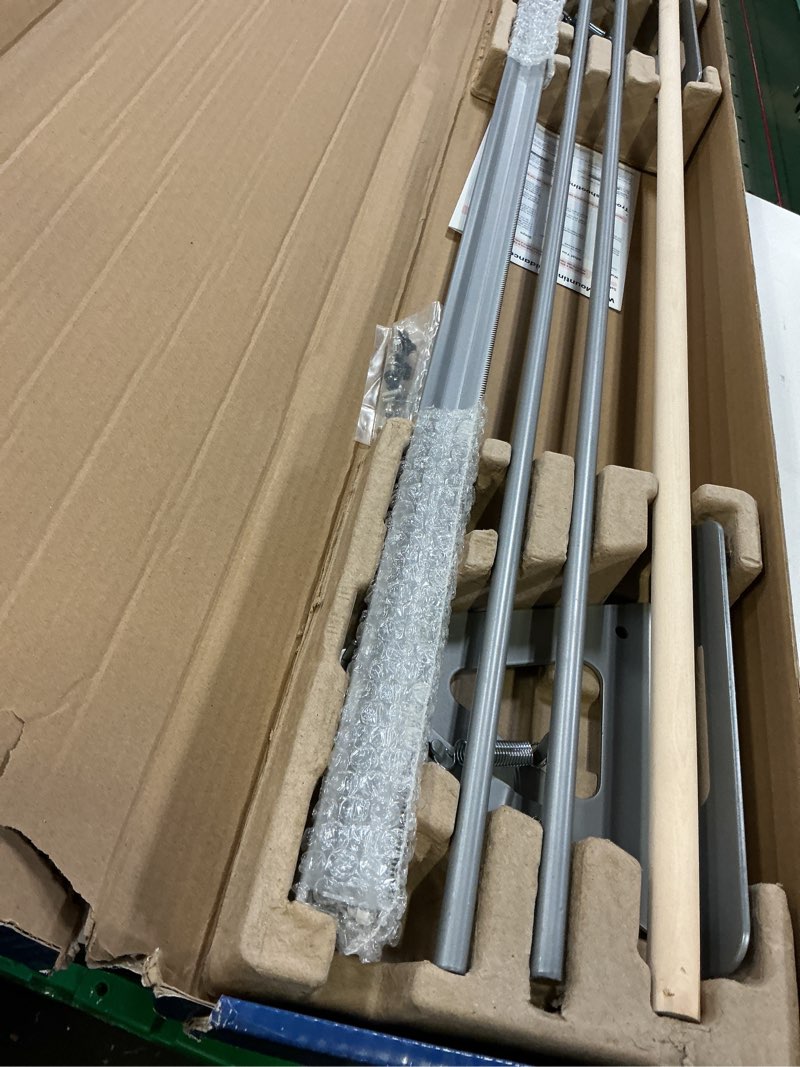 Condition photo showing Good Condition for diy crew 36 inch paper roll dispenser and cutter - heavy-duty wall mountable, non slip tabletop - kraft, freezer, butcher paper - up to 1000ft rolls 36" silver