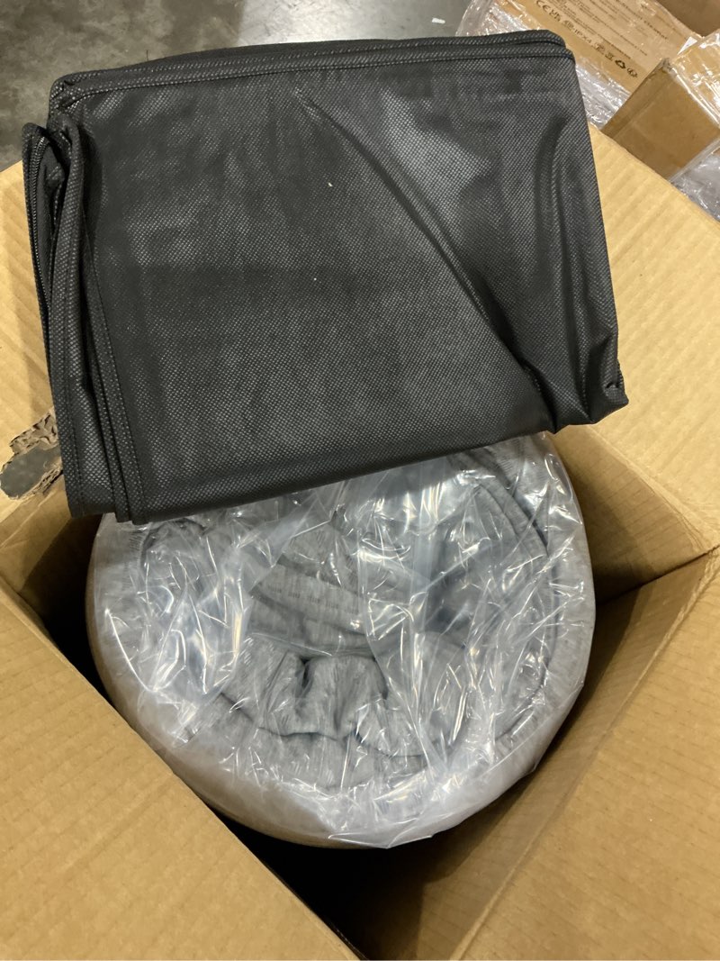 Condition photo showing New/Like New for MLILY Tri-Fold Memory Foam Mattress, 4 inch Twin Folding Mattress with Collapsible and Washable Cover, Travel and Guest Mat, 75"×38"×4", Grey 4 Inch Twin Size