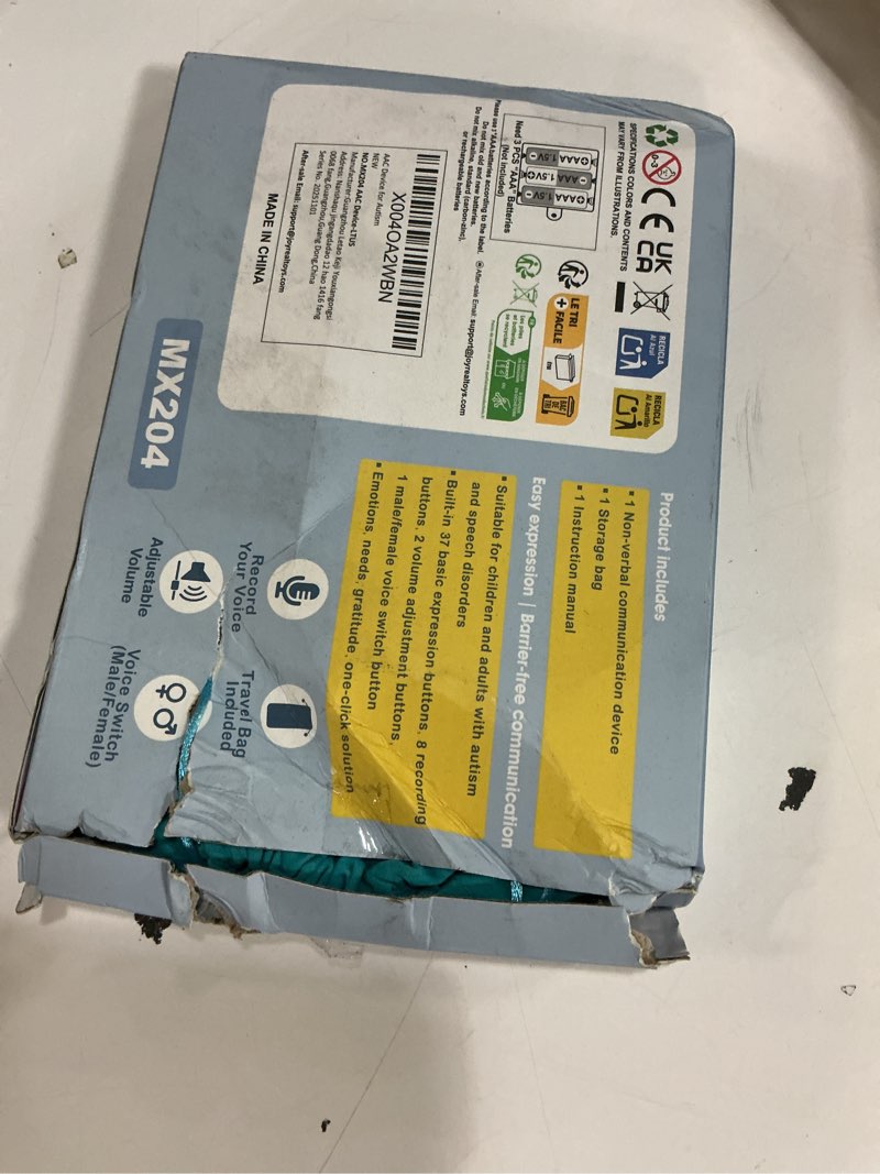 Condition photo showing Good Condition for Joyreal AAC Device for Autism, Non Verbal Communication Tools for Speech Therapy & Stroke Rehab. Speech Communication Tablet, Autism Talking Aids with 8 Programmable Buttons & Adjustable Volume