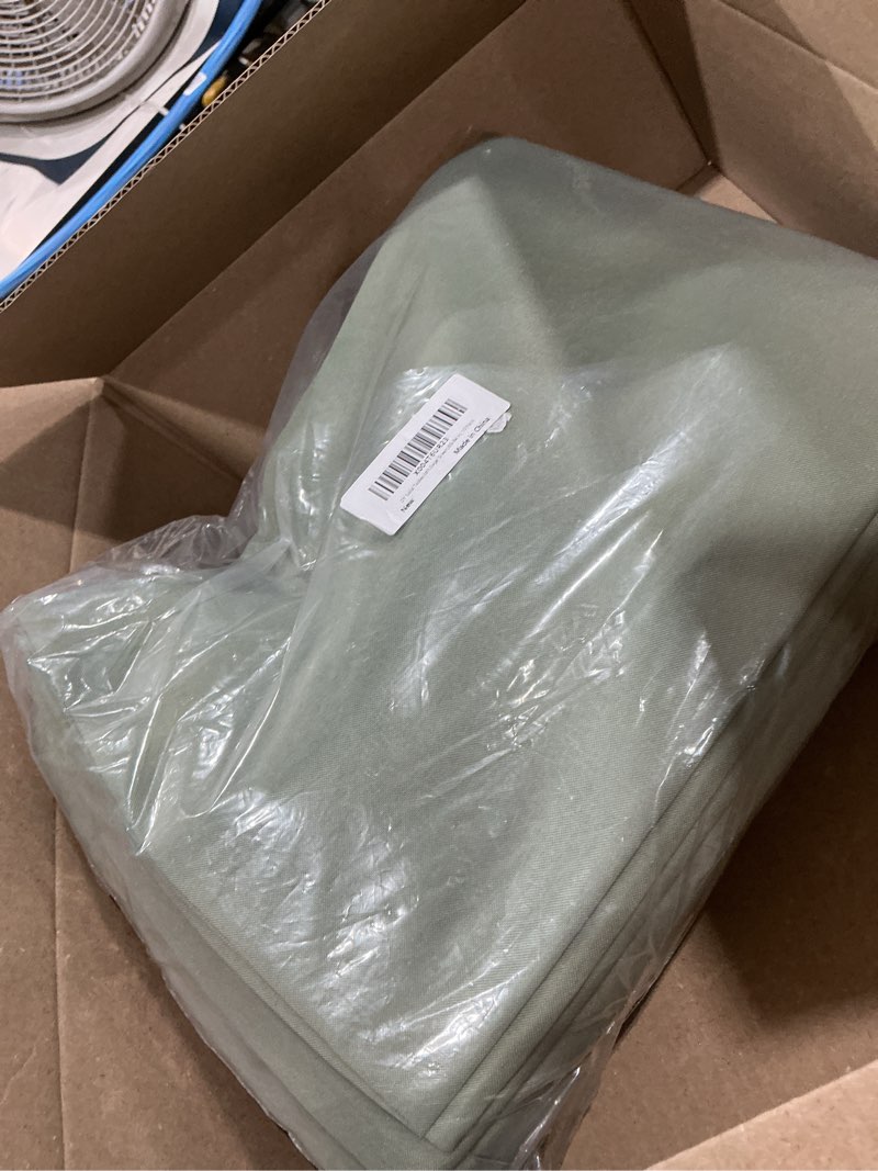 Condition photo showing Good Condition for 10-pack sage green tablecloths for rectangle tables, 60 x 120 inches, stain-resistant polyester fabric for 6 foot tables - washable table covers for weddings, birthday parties, events sage green 60x120 in, 10 pack