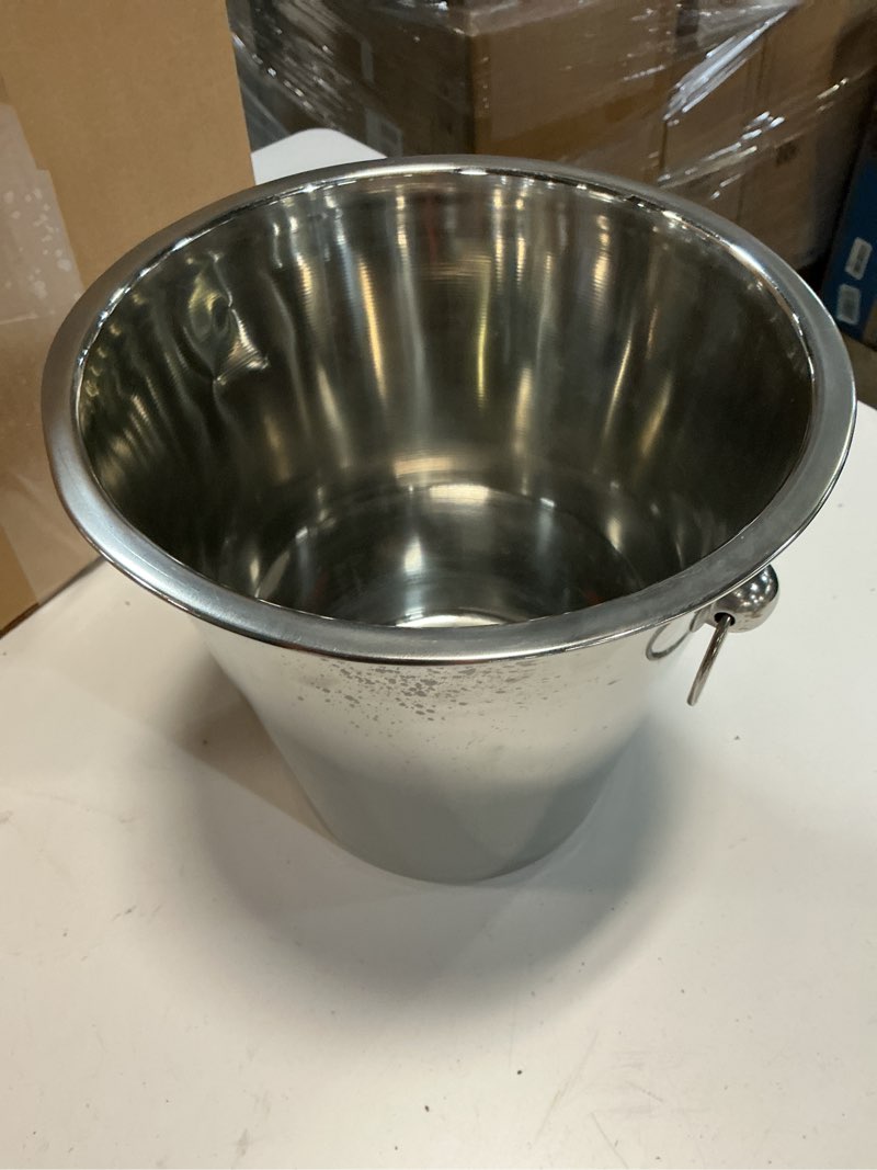 Condition photo showing As Is for Winco WB-4 4 Quart Wine Bucket Medium Bucket