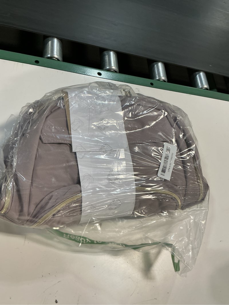 Condition photo showing New/Like New for vankean laptop backpack for women,15.6 inch laptop computer bag travel backpack purse,waterproof work business backpack college teacher bags, light dusty pink quilted light dusty pink/grey purple 15.6 inch