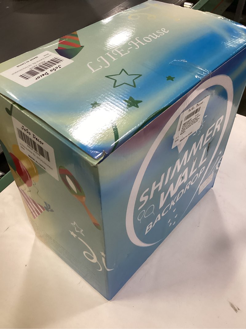 Condition photo showing New/Like New for Hot Pink Shimmer Wall Backdrop Panels - 6ftx4ft Square Sequin Backdrop Party Shimmer Background for Birthday Anniversary Wedding Graduation Bachelorette Disco Decoration 6ftx4ft Hot Pink