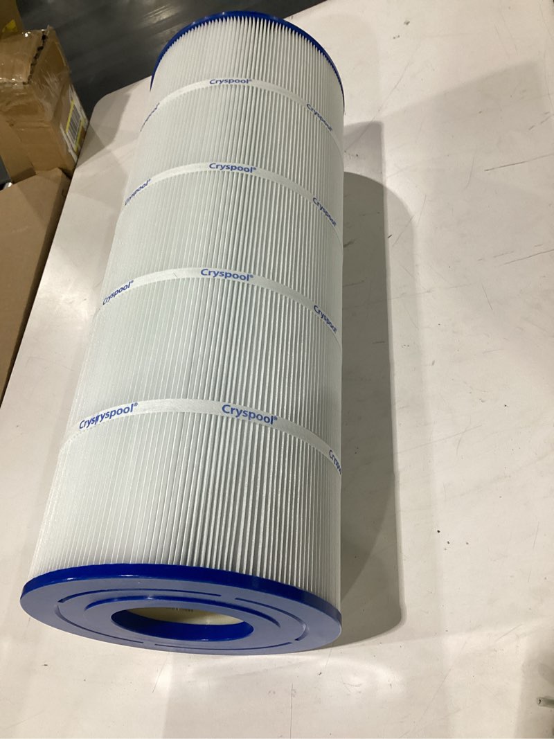 Condition photo showing Good Condition for cryspool® 08055 filter compatible with hayward c1200, cx1200re, pa120, c-8412, ultra-b2, fc-1293, clearwater ii 125, 817-0125n, 120 sq. ft pool filter cartridge, 1 pack