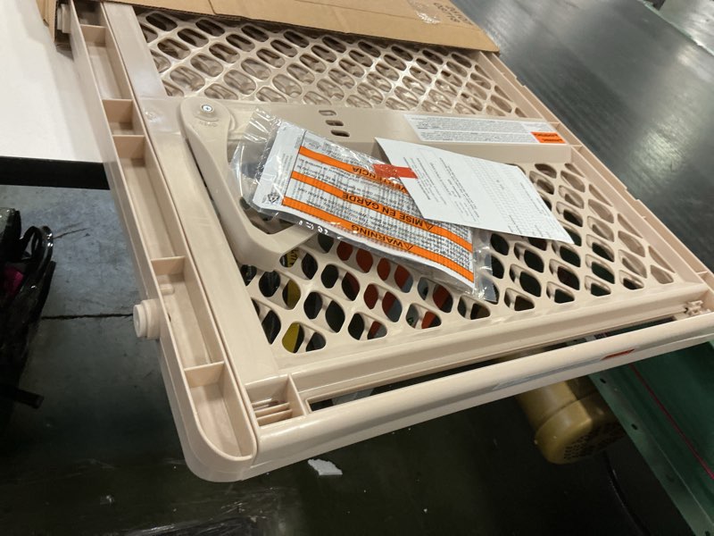 Condition photo showing New/Like New for Toddleroo by North States - Supergate Ergo Baby Gate: Plastic Baby Gate for Stairs & Doorways