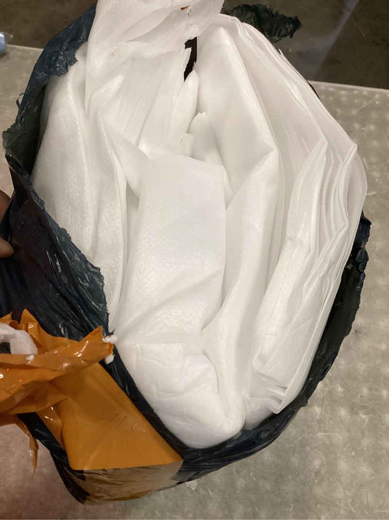 Condition photo showing As Is for 30pack large foam pouches 22x26 inch, cushion foam wrap pouches for fragile items, packing supplies for dishes, books, photo frames and canvas artwork, plate packing sleeves for moving wt-22x26-30pcs