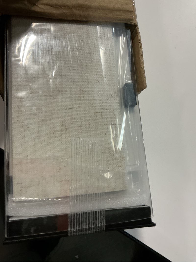 Condition photo showing Good Condition for Smart Motorized Blinds with Remote, Cordless No-Drill Automatic Roller Shades, Blackout Electric Blind for Windows, Linen Stone, 35 x 72 35"W x 72"H Linen Stone