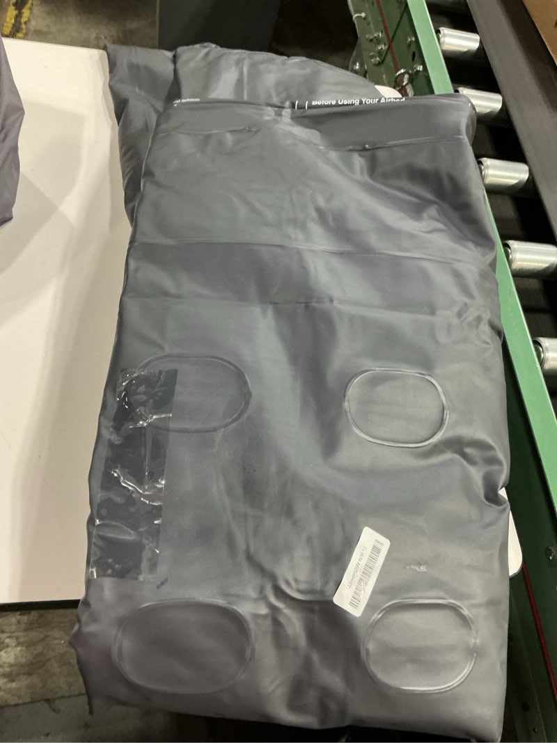 Condition photo showing Good Condition for InnoTruth Twin Air Mattress with Built in Pump, Famiy Choice Award Winner, Inflatable Blow up Mattress, 18" Raised Colchones Inflables Air Bed, Ideal for Home and Outdoor, 300lb Weight Capacity 18" for Home (Grey) Twin