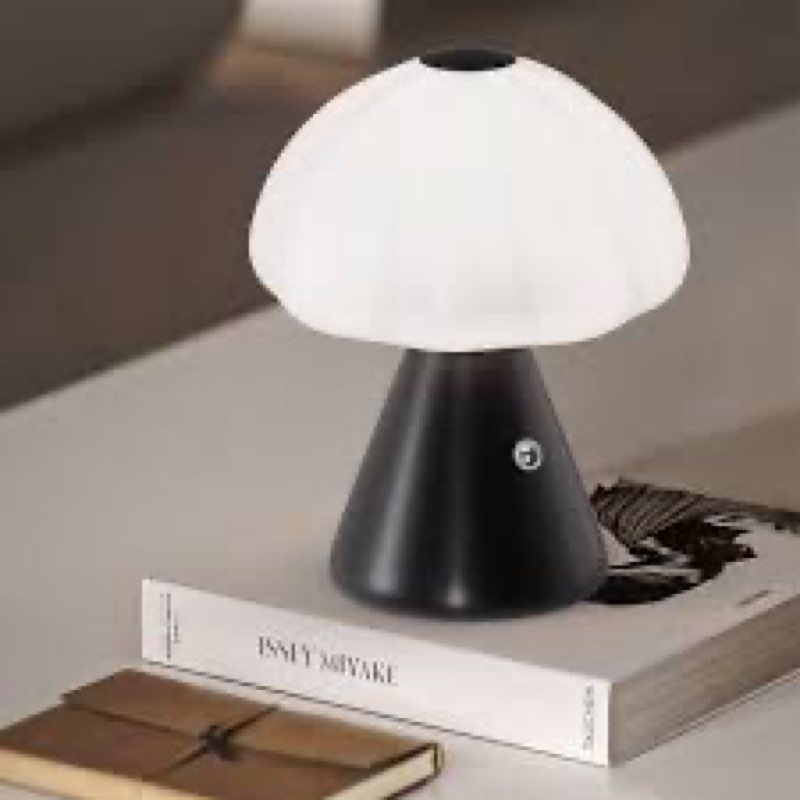M13 Stepless Dimmable Rechargeable Mushroom Table Lamp for Dining Room