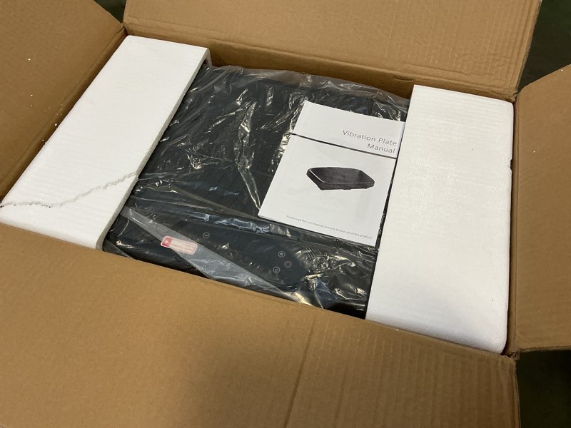 Condition photo showing New/Like New for Vibration Plate Exercise Machine, Vibrating Plate Platform for Lymphatic Drainage with 200 Adjustable Speeds, Power Vibration Plate for Weight Loss & Fitness, Supports Max Weight 450 Lbs