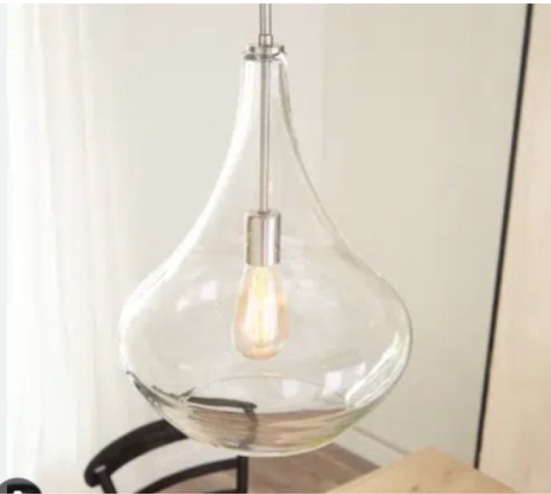 Generation Lighting 6528201 Mora 13  Wide Pendant - Nickel