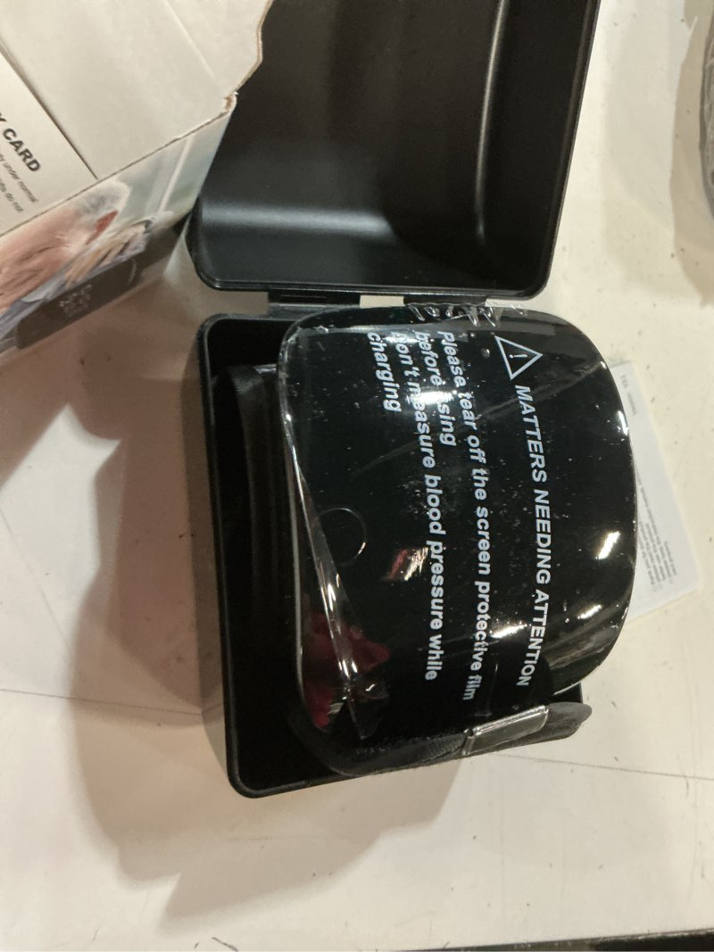 Condition photo showing Good Condition for wrist blood pressure monitor led display, touch screen wrist blood pressure cuff 99x2 reading memory wrist bp monitor with carrying case(black)