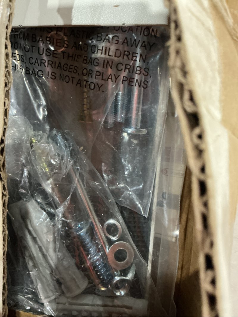 Condition photo showing As Is for window air conditioner support bracket: adjustable anti-slip shock-absorbing mat window safe bracket built-in bubble level - 5000 to12000 btu ac units window mount bracket up to 85 lbs 13 inch-85 lbs