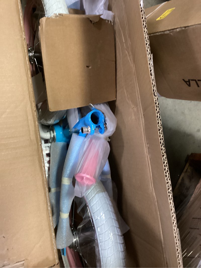 Condition photo showing Good Condition for joystar angel girls bike for toddlers and kids ages 2-13 years old, 12 14 16 18 20 inch kids bike with training wheels & basket, 20 24 inch girls bicycle with handbrake & kickstand blue 14 inch with training wheels