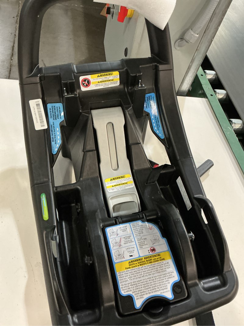 Condition photo showing As Is for graco snugride snugfit infant car seat base, black w/ anti-rebound bar black