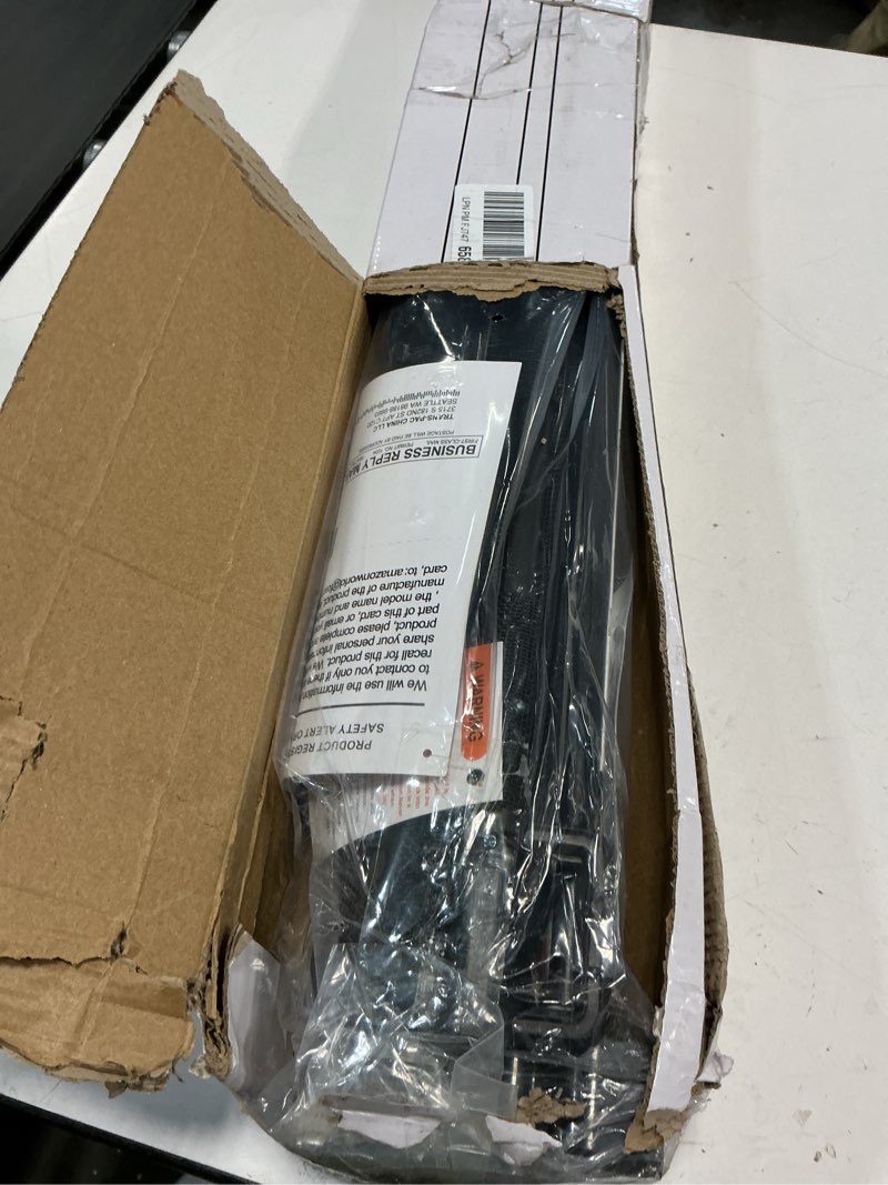 Condition photo showing Good Condition for 42 Inch Extra Tall Baby Gate 120 Inch Extra Wide Retractable Baby Gates for Large Openings, Upgraded Retractable Gate Keeps Pets from Getting Under Tall Pet Gate, Indoor/Outdoor Long Dog Gate Black (42" Tall x 120" Wide)