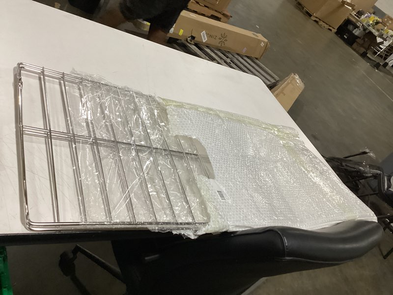 Condition photo showing New/Like New for 2 pack mhl63411403 oven rack fit for lg range/stove, 304 stainless steel oven wire rack replace mhl63411401 mhl62112101 4211355 ap6029706 ps11761984 eap11761984, 24.8 x 16.2 in