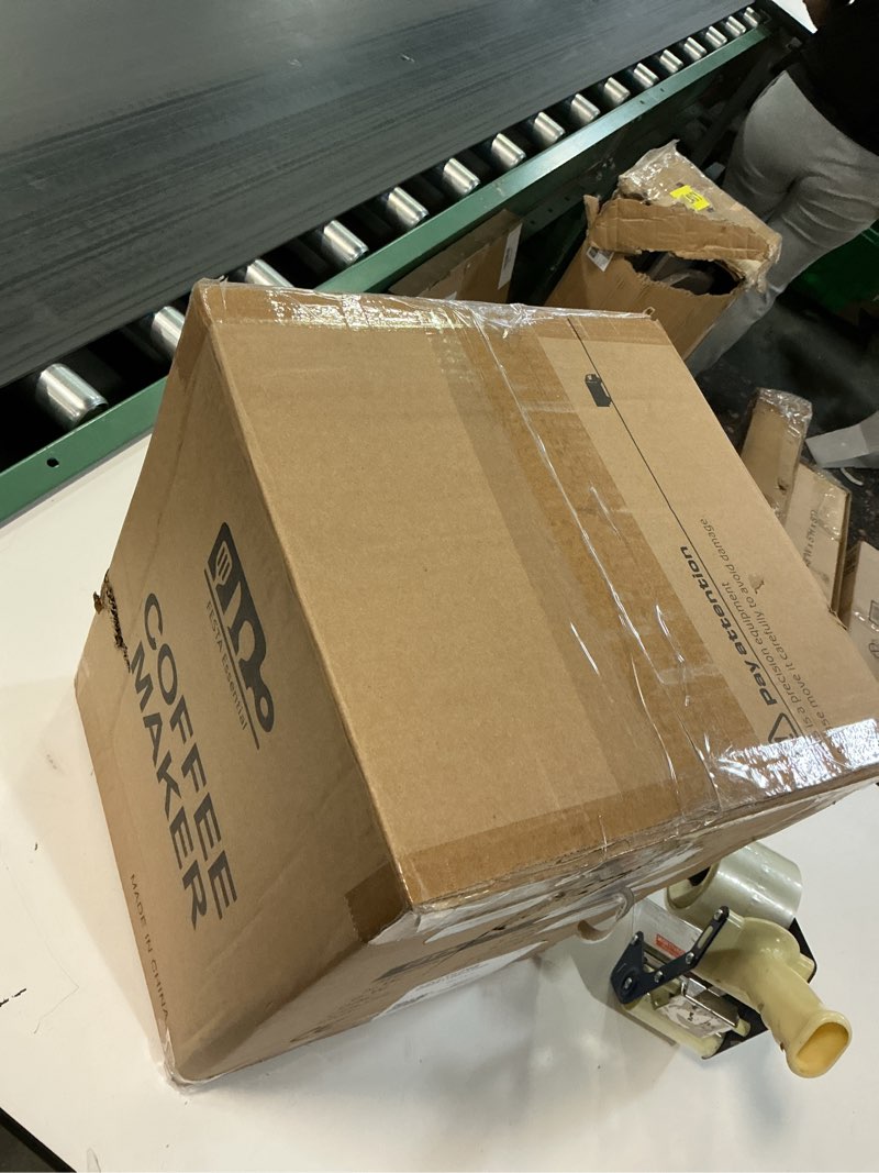 Condition photo showing New/Like New for 30-Cup 6L Commercial Coffee Urn, Festa Essential 750W Double Wall Large Percolate Coffee Maker Stainless Steel Hot Water Urn Dispenser with Double Dripless Faucet, Quick-Brewing for Catering, Black 6L-30Cups