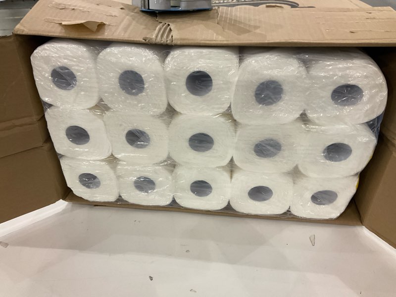 Condition photo showing New/Like New for Scott Paper Towels, 2, 15 Roll Packs, 30 rolls