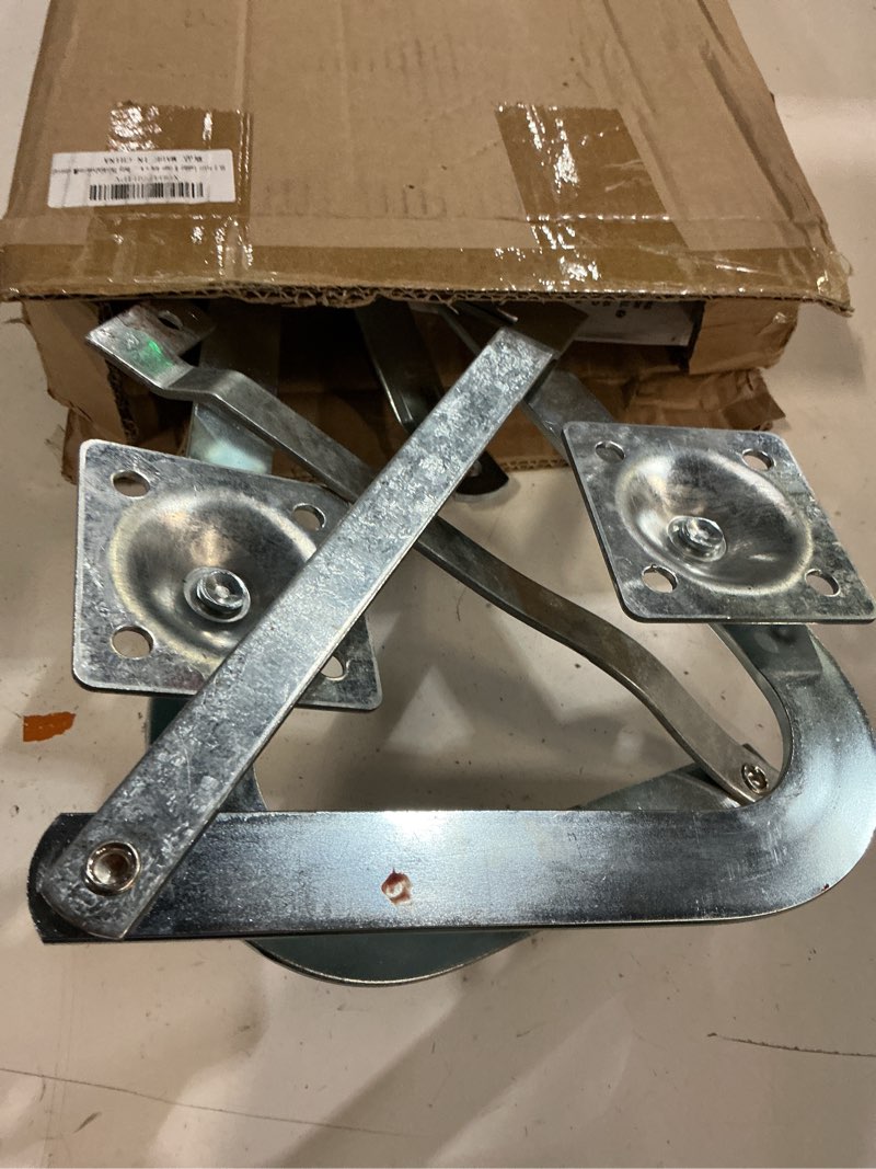 Condition photo showing Good Condition for 55-2 attic ladder hinge arms with springs,compatible with werner mk5, wu2210, w2208, w2210, suitable for werner attic ladders manufactured after 2010, heavy duty thick galvanized material spring55-2