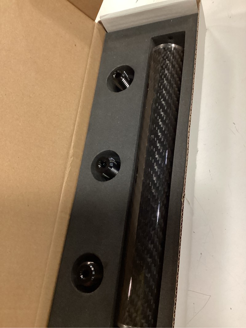 Condition photo showing New/Like New for pool cue extension with 3 bumpers carbon fiber billiard cue extender pool cue accessories 8 inches extension