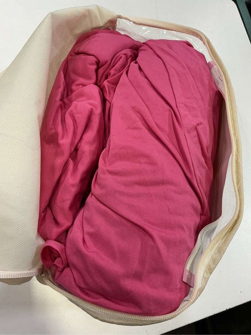 Condition photo showing Good Condition for 3 pack hot pink spandex tablecloth for 8 foot rectangle tables, wrinkle free fitted table cloth cover 8ft fuchsia stretchy tablecloths desk skirt for parties weddings birthday banquet baby shower hot pink 8 foot (3 pack)