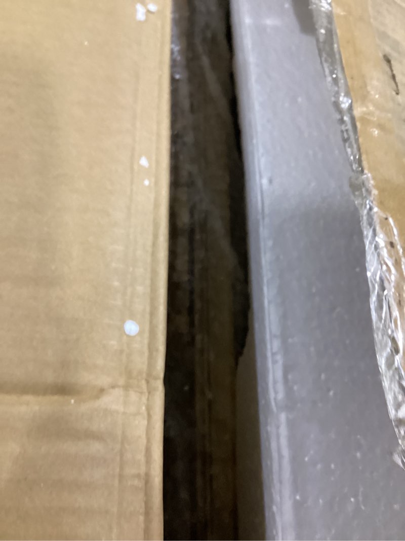 Condition photo showing As Is for besdomus large gold wall mirror: 48"x33" vintage fireplace arched mirror matt gold 33"l x 48"w