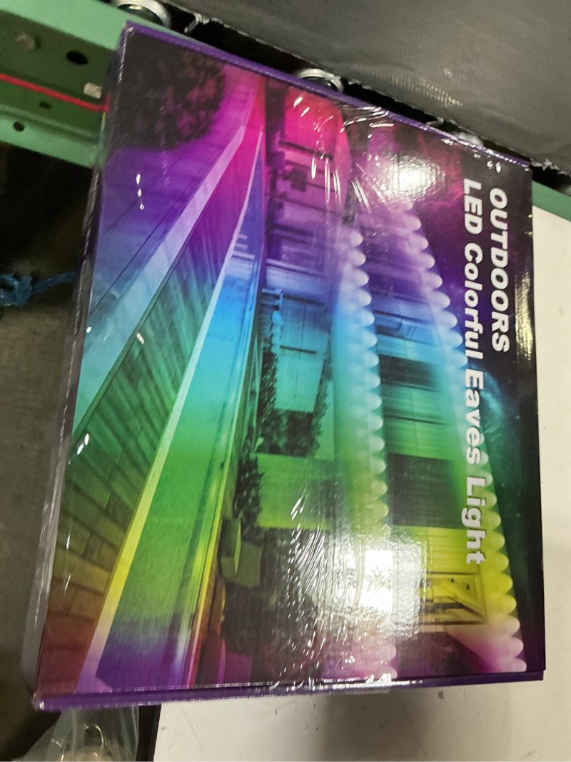 Condition photo showing New/Like New for vanesa 200ft permanent outdoor lights for house, ip67 waterproof with app & remote control, courtyard party light strips flexible outdoor diy tape lights for deck garden, all saints' day decoration