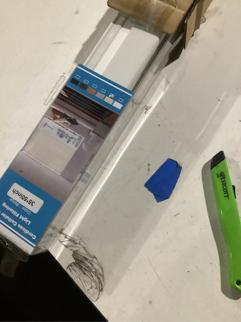 Condition photo showing Good Condition for MYshade Cordless Cellular Window Shades Light Filtering Blinds for Indoor Windows 1.5 inch Honeycomb