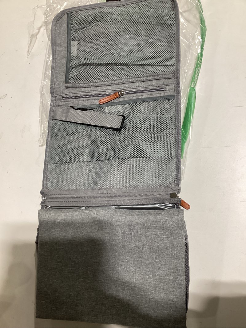 Condition photo showing Good Condition for portable diaper changing pad for baby, detachable travel changing pad with baby wipes pocket, gifts for baby shower, newborn girls and boys (grey)