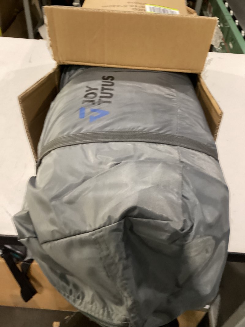 Condition photo showing Good Condition for joytutus truck tent with rainfly 5.5ft-5.8ft, straight spacious truck bed tent with sky view mesh, waterproof pu2000mm double layer for 2 person, gray blue gray green 5.5ft-5.8ft