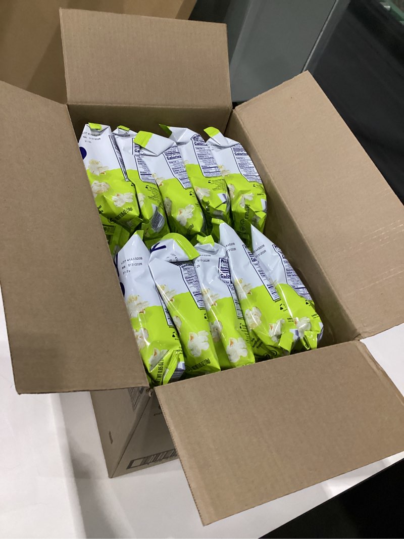 Condition photo showing New/Like New for SkinnyPop Popcorn, Original, Whole Grain, Dairy-Free Snack, 0.65oz Bags (30ct) Original 0.65 Ounce (Pack of 30)