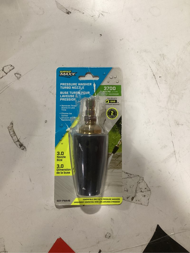 Condition photo showing Good Condition for SurfaceMaxx 3700-PSI 1/4-in Turbo nozzle