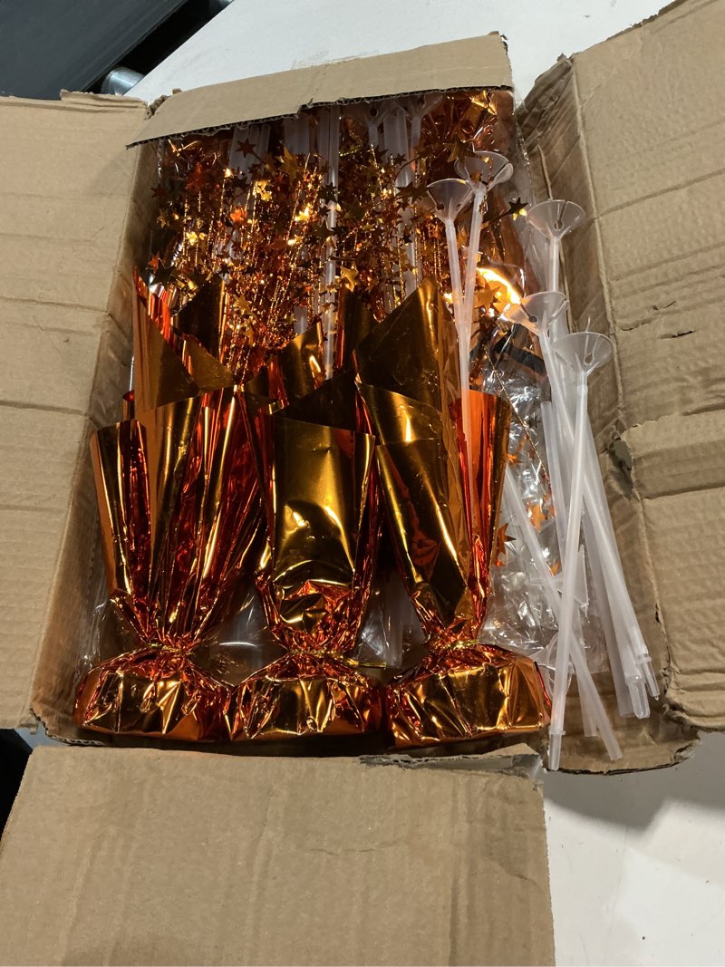 Condition photo showing Good Condition for Civaner 6 Sets Basketball Party Balloons Stand Kit with Foil Balloons Sports Themed Table Centerpieces Basketball Senior Night Decorations for Sports Birthday Party Game Baby Shower Decoration