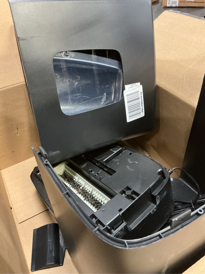 Condition photo showing As Is for (Similar )P-5 High-Security Micro-Cut Shredder (2x12mm, 58dB) – 9 Sheets, 2.4m/min, Shreds CDs/Credit Cards, 5.8Gal Bin for Home/Office Manual 9 Sheets P-5 Micro Cut