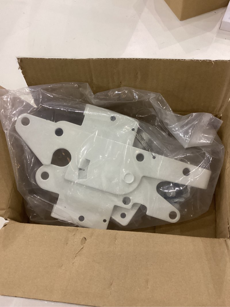 Condition photo showing Good Condition for Heavy Duty Gate Latch, Post Mount Automatic Self-Closing Door Latch,for Wooden/Vinyl Fence, Pool,Garden Outdoor, W/Mounting Screws (White)